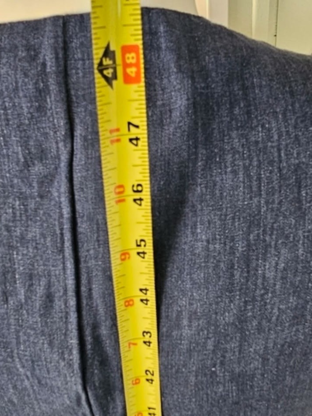 Jenni Kayne Callan Linen Dress Chambray Blue NWT L Midi Button Front Minimalist - Picture 10 of 13